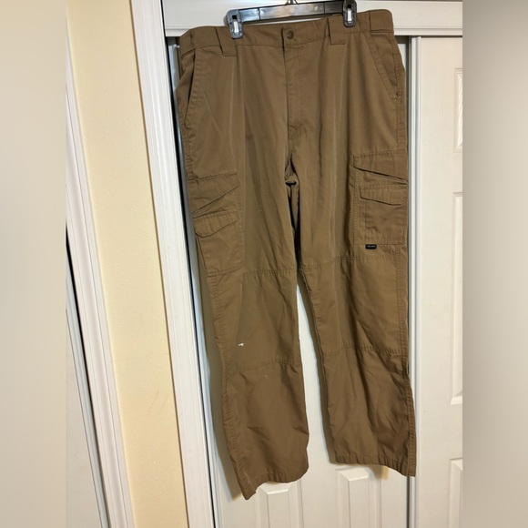 Tru-Spec 24/7 Ascent Pants 2 Pair Khaki Brown Men’s Size 42/34 Work Camping Hike - Picture 9 of 15
